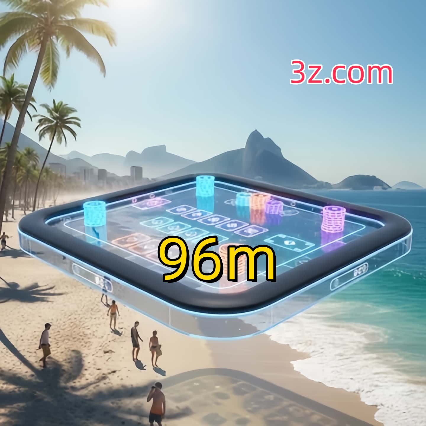 Sinta a adrenalina dos jogos de cassino com 96m